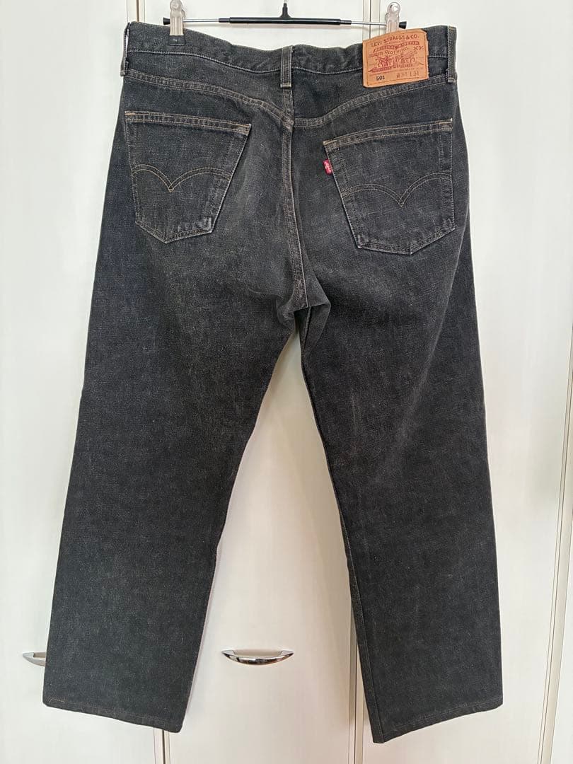 00年アメリカ製　Levi’s 501 先染めブラック