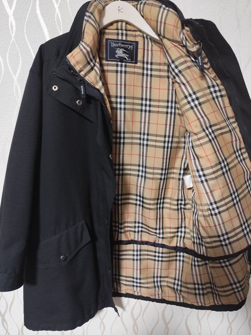 Burberry ブラック アウター ライナー付