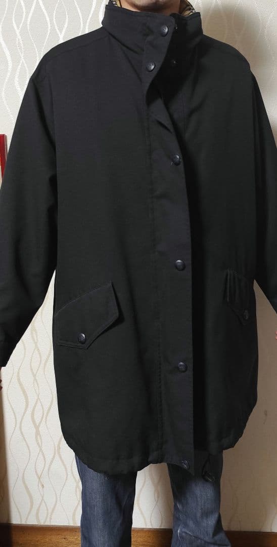 Burberry ブラック アウター ライナー付