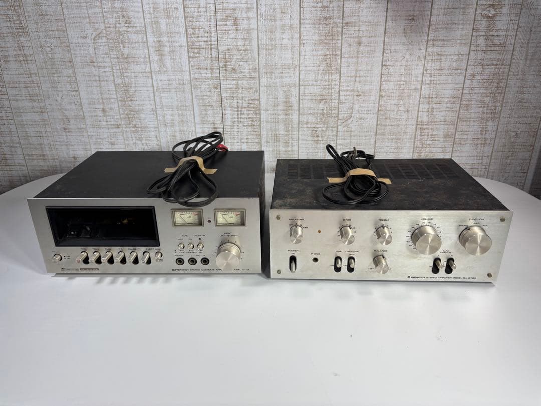 Pioneer ステレオアンプ テープデッキ　modelCT-3 SA-6700