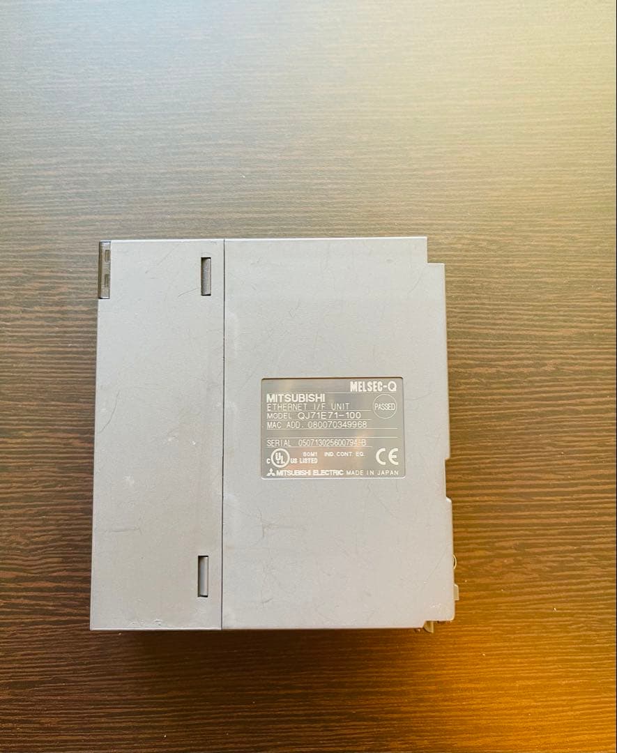 三菱電機QJ71E71-100 ETHERNETユニット 【中古美品】
