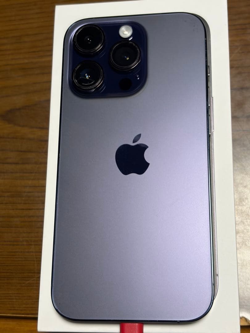 Apple iPhone 14 Pro ディープパープル 本体　中古