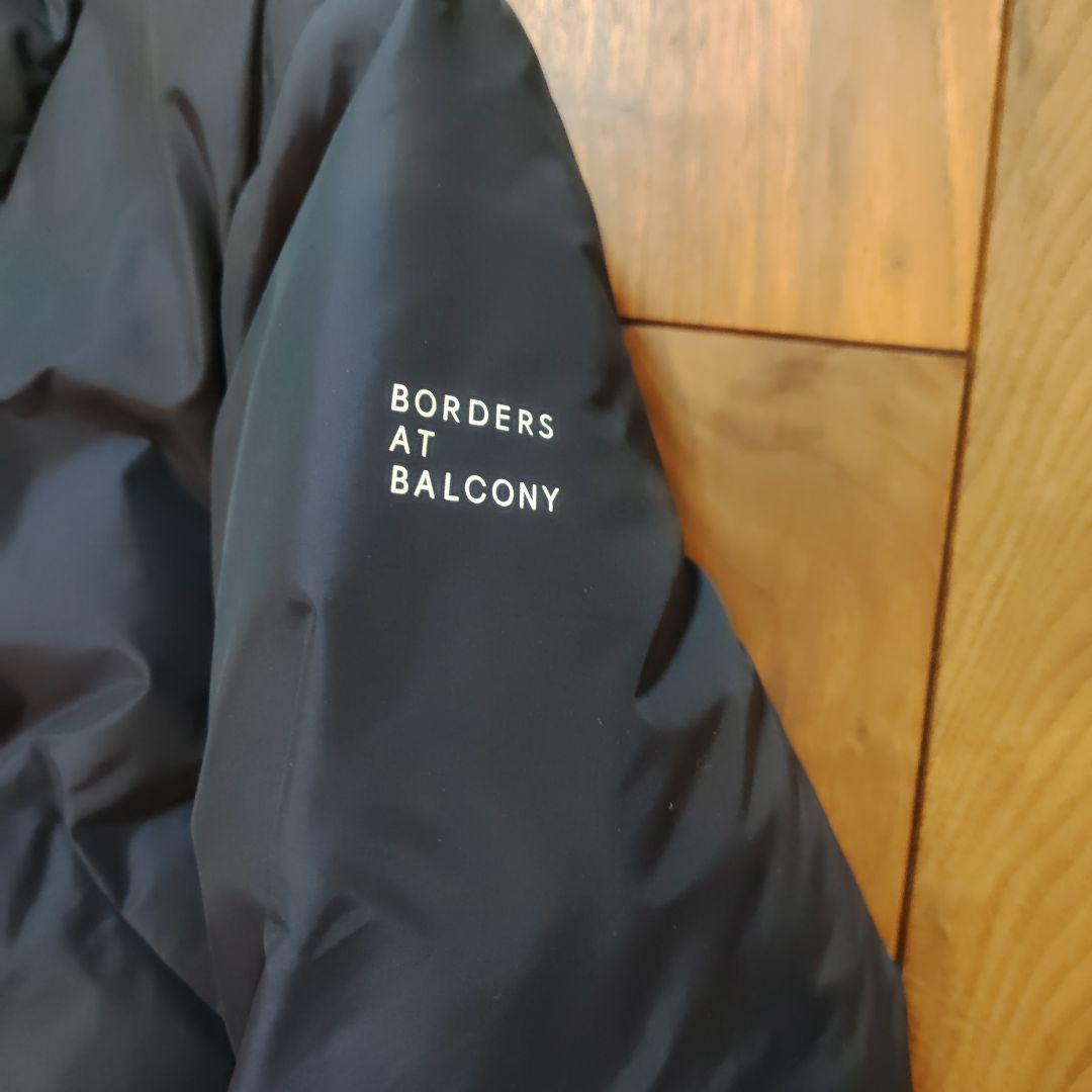 ボーダーズアットバルコニー　パディングジャケットコート　36 ネイビー