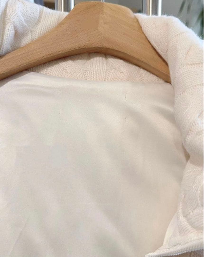 thetoe Shard Knit Down the toe ホワイト