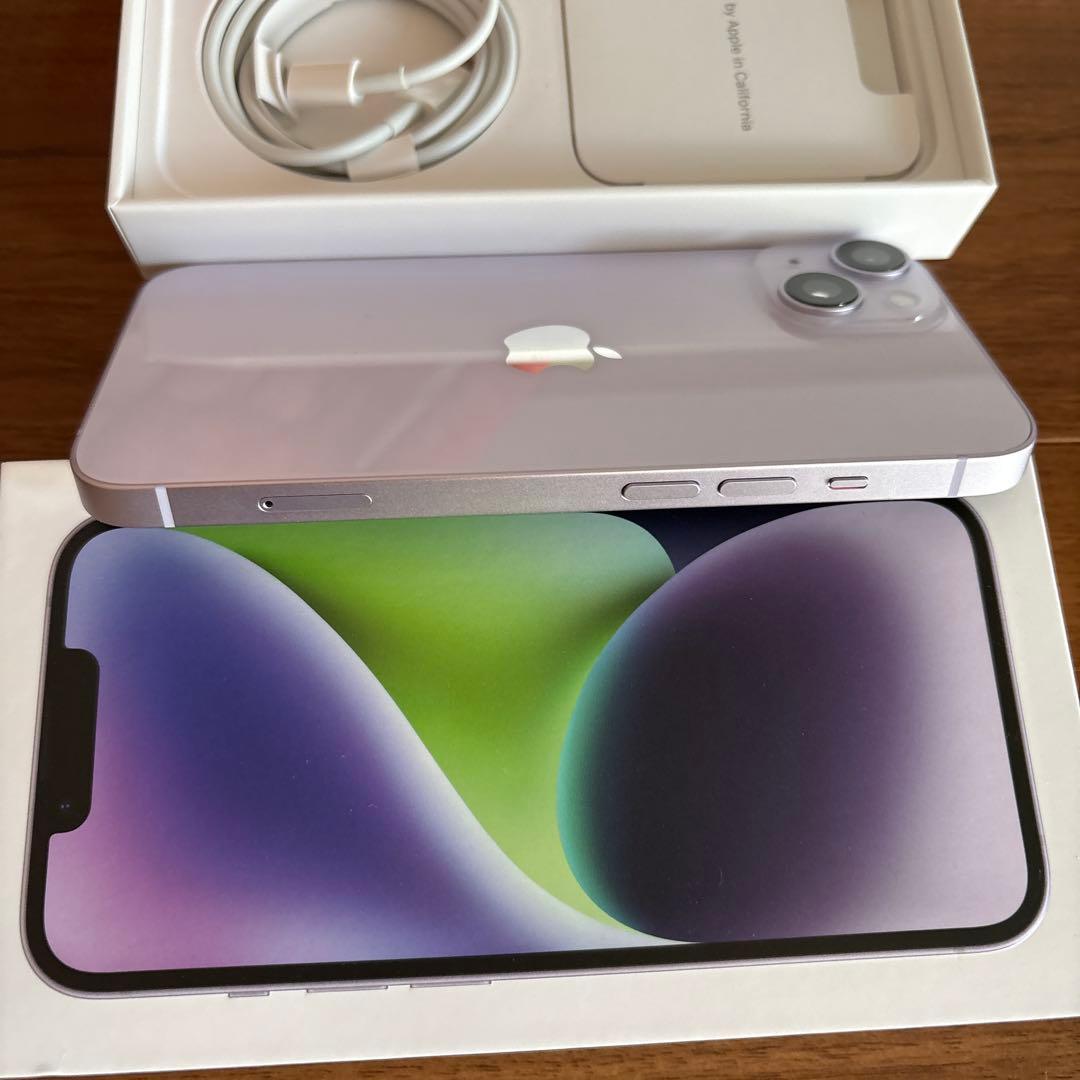 iPhone 14 パープル 本体 128gb