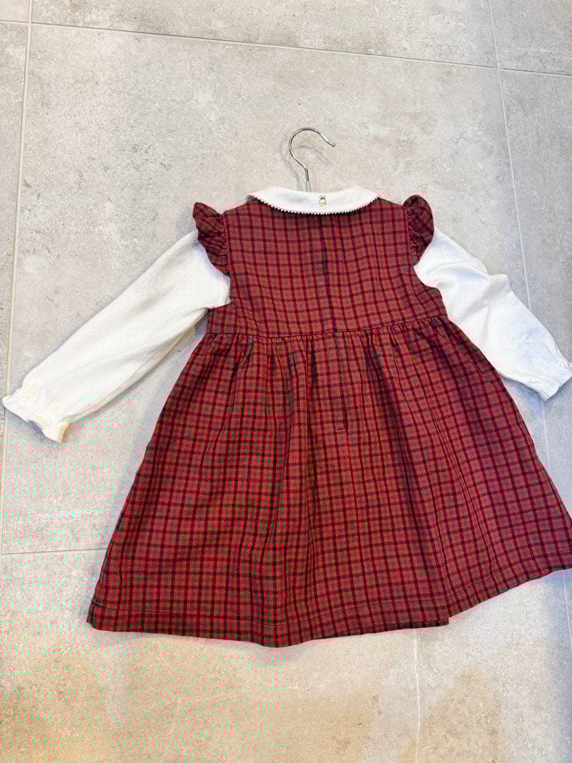 お値下げしました#美品#現行品 ファミリア 定番 90 ワンピース ブラウス