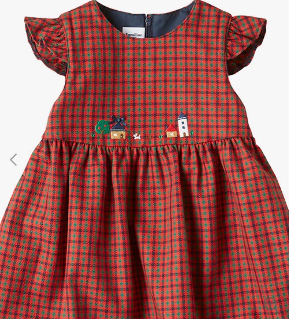 お値下げしました#美品#現行品 ファミリア 定番 90 ワンピース ブラウス