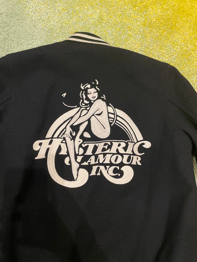 美品ヒステリックグラマー ヒスガール デビル刺繍 スタジャン M