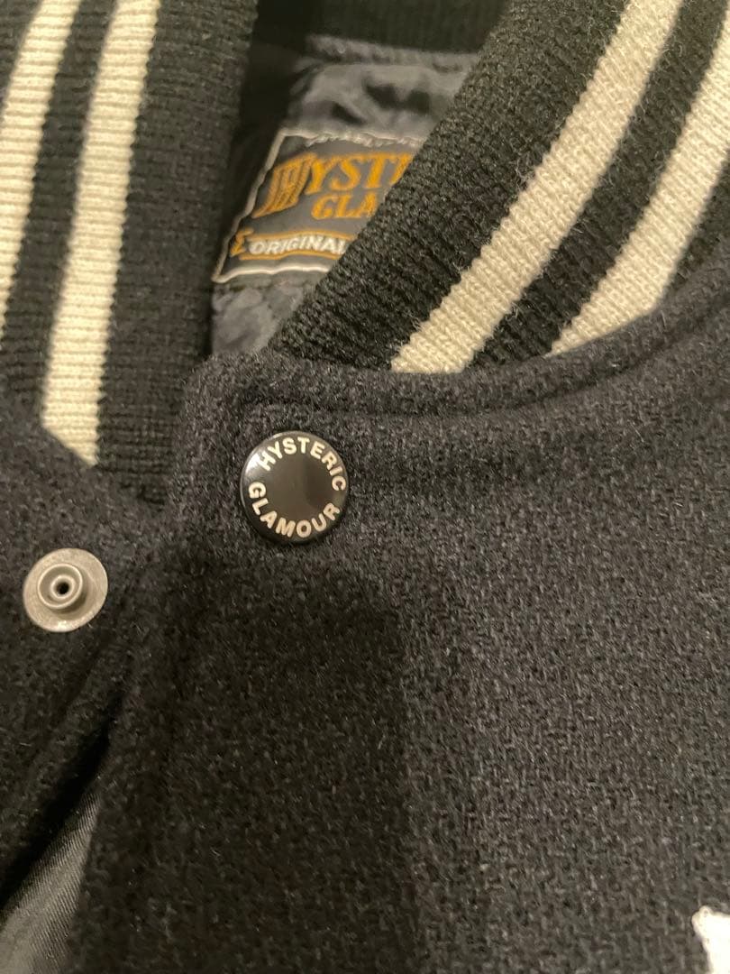 美品ヒステリックグラマー ヒスガール デビル刺繍 スタジャン M