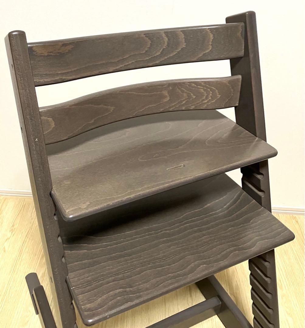 ✨美品✨送料無料 ストッケ トリップトラップ ベビーガード付 ヘイジーグレー