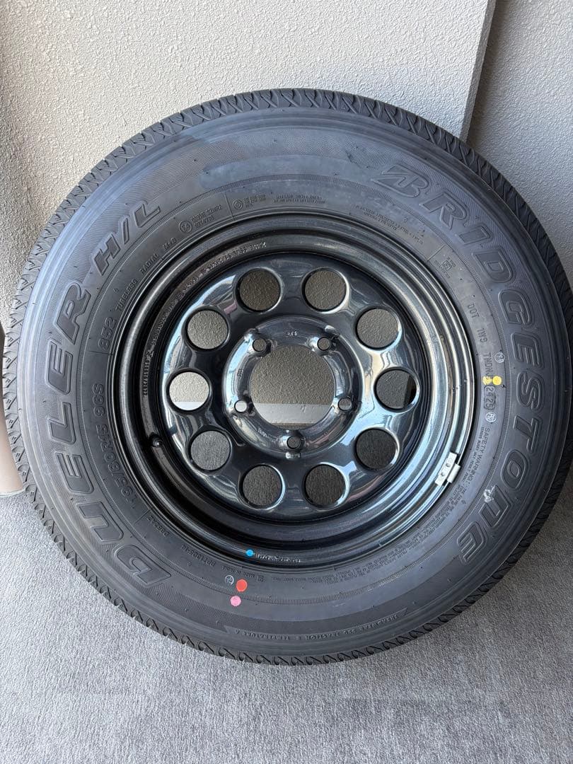 ジムニーノマド/シエラ　スペアタイヤ　195/80R15 ホイールセット