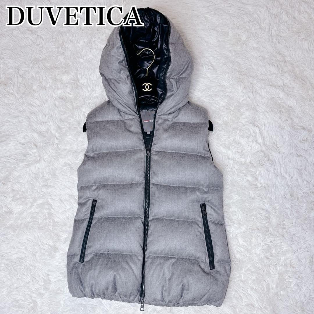 未使用級 DUVETICA 別注 ダウンベスト カシミヤ FEBEDUE