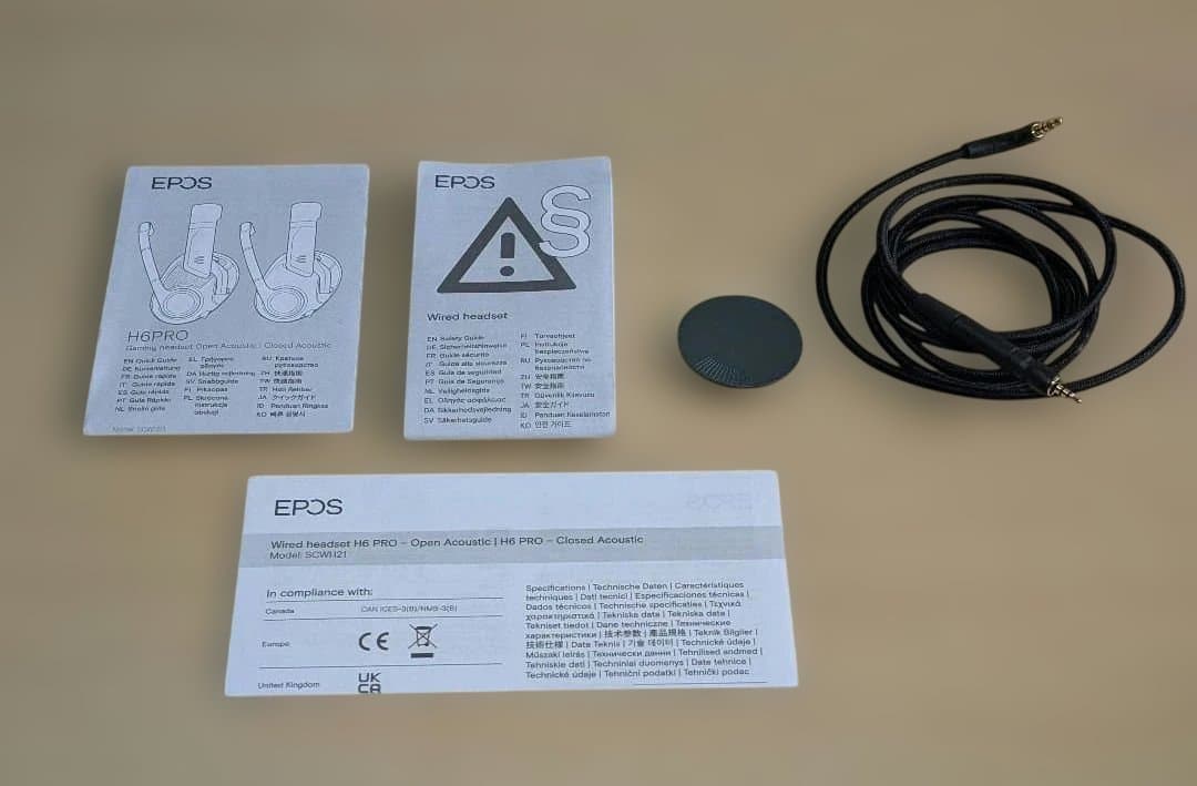 【美品】EPOS H6PRO 有線ヘッドホン　ゲーミング