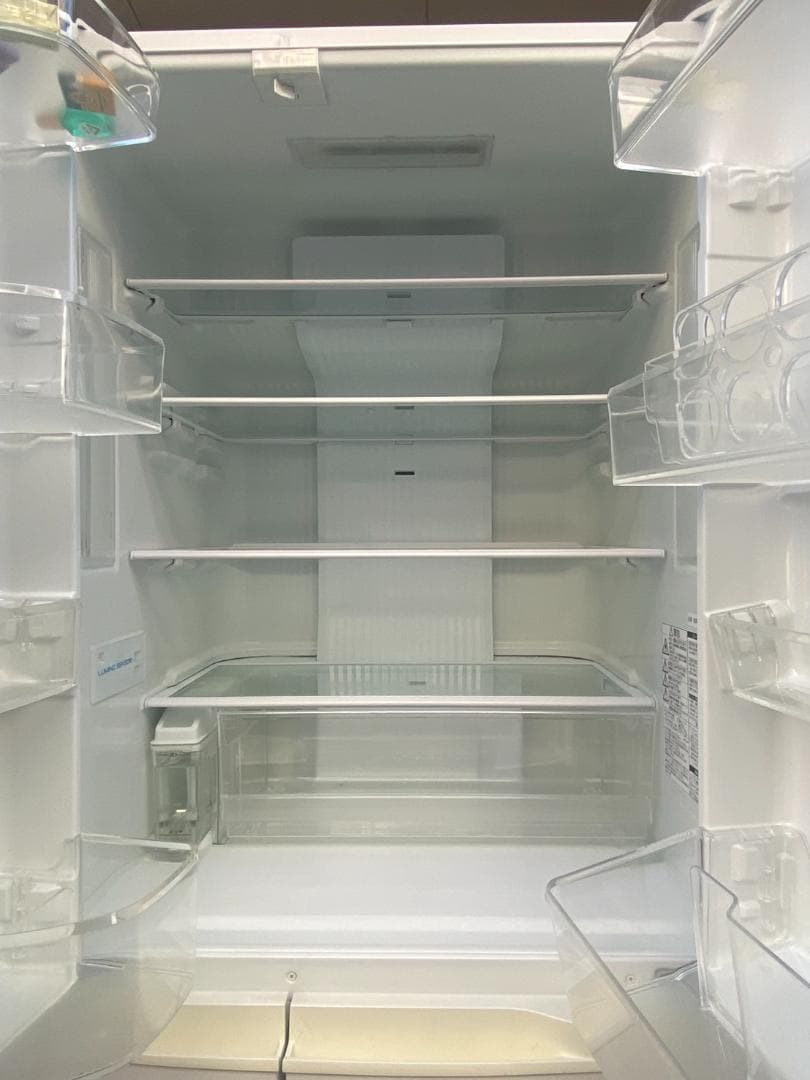 A666♠️パナソニック 6ドア冷凍冷蔵庫「NR-FVF453-W」451L