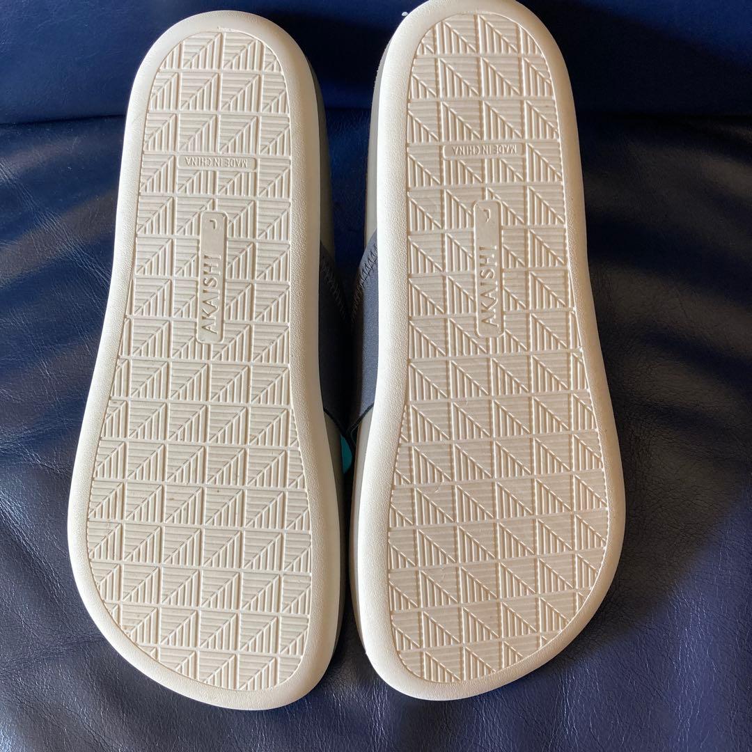 5本指サンダル ブラックとグレーアカイシ 2足セット