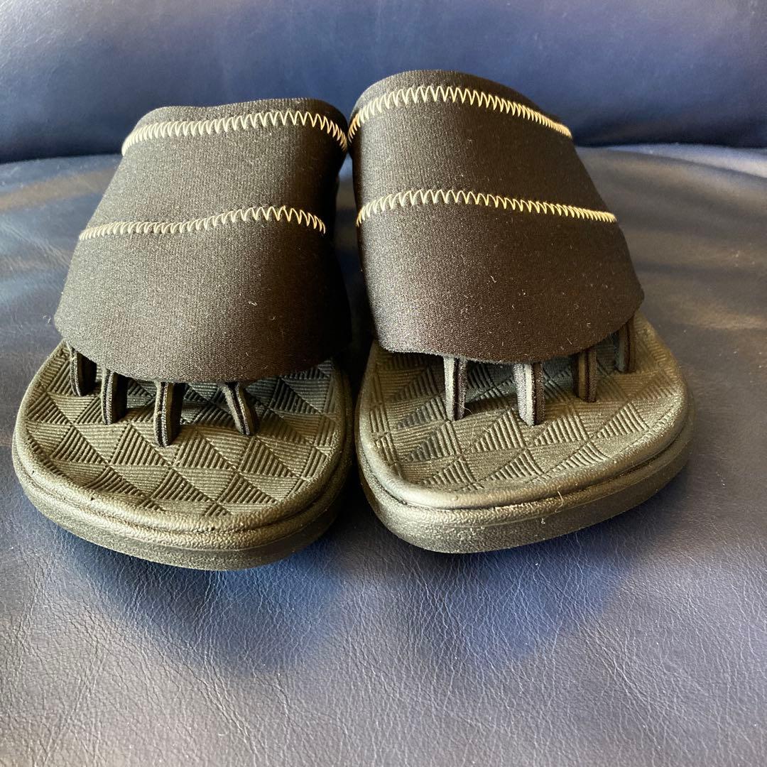 5本指サンダル ブラックとグレーアカイシ 2足セット