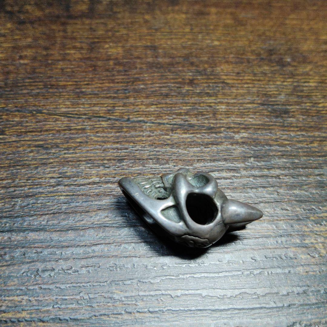 ビルウォールレザー　スカルビーズ　シルバー925　ペンダントブレスレットなどにも