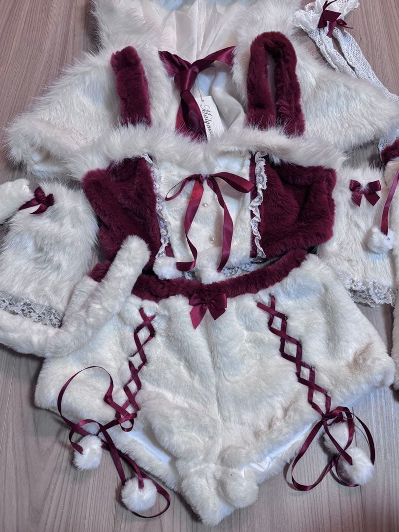 maly moon ふわふわメレンゲリボンキャットサンタ 7点セット