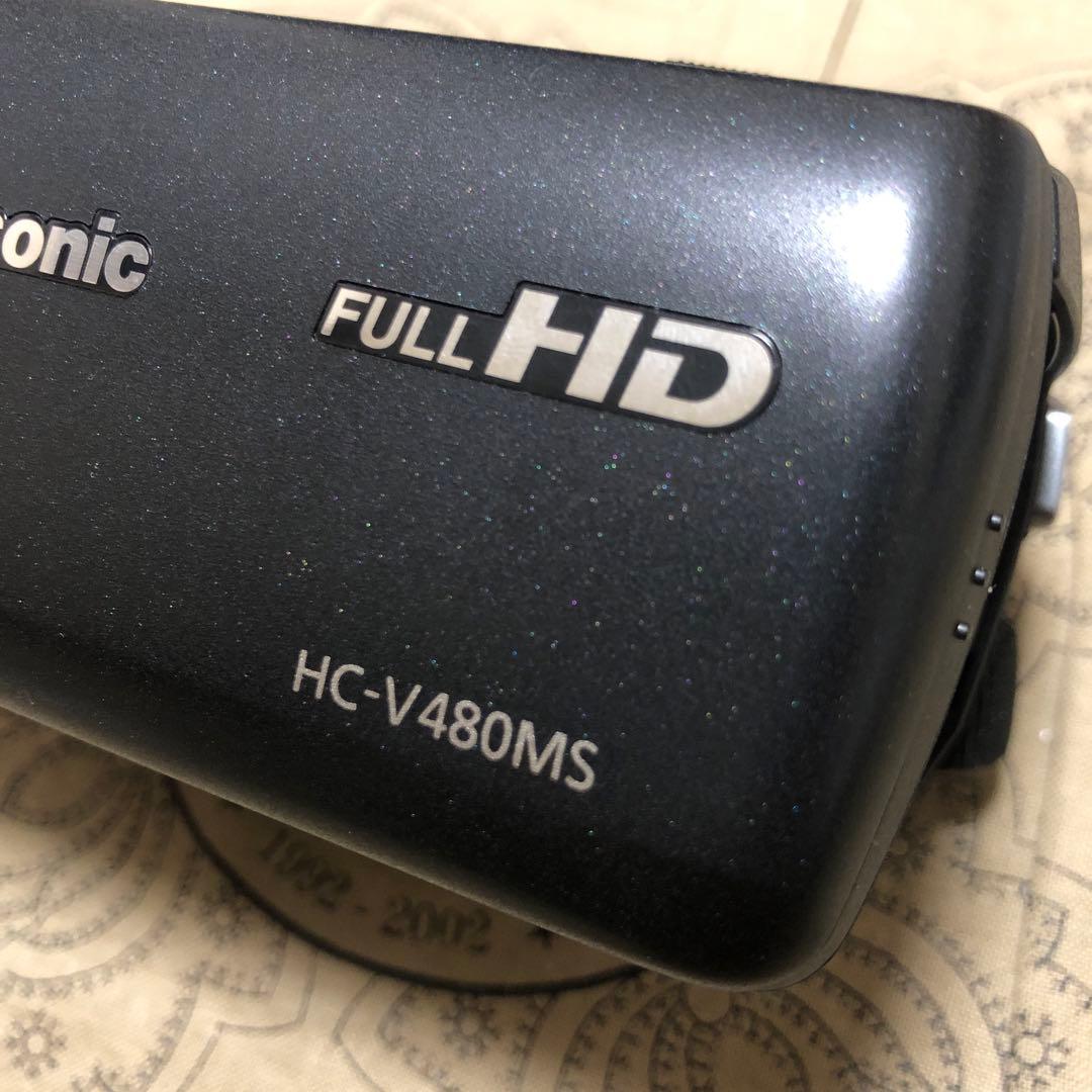 ほぼ新品 Panasonic HC-V480MS バッテリー2個付 ビデオカメラ
