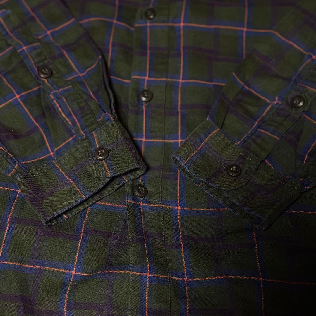 00s patagonia フランネル チェック シャツ ポルトガル製