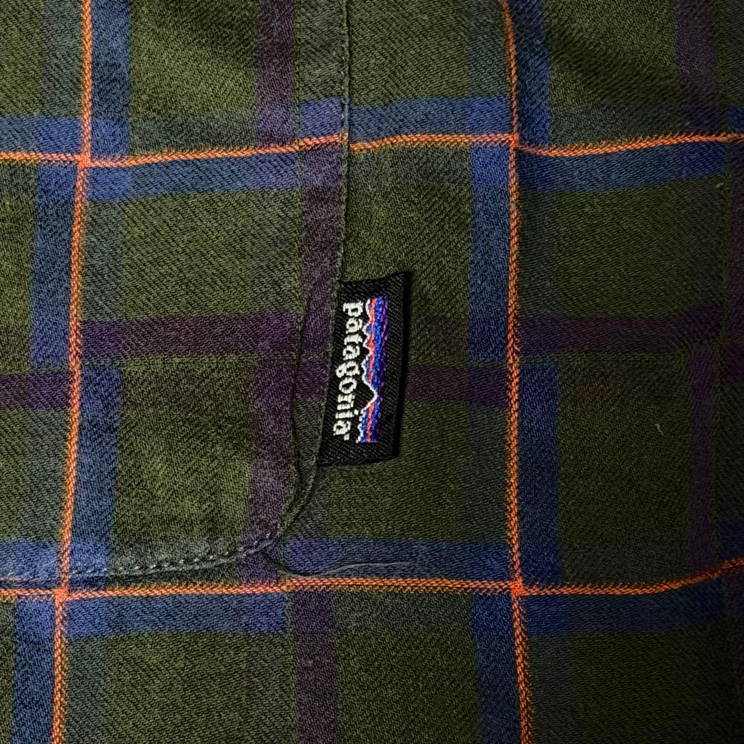 00s patagonia フランネル チェック シャツ ポルトガル製