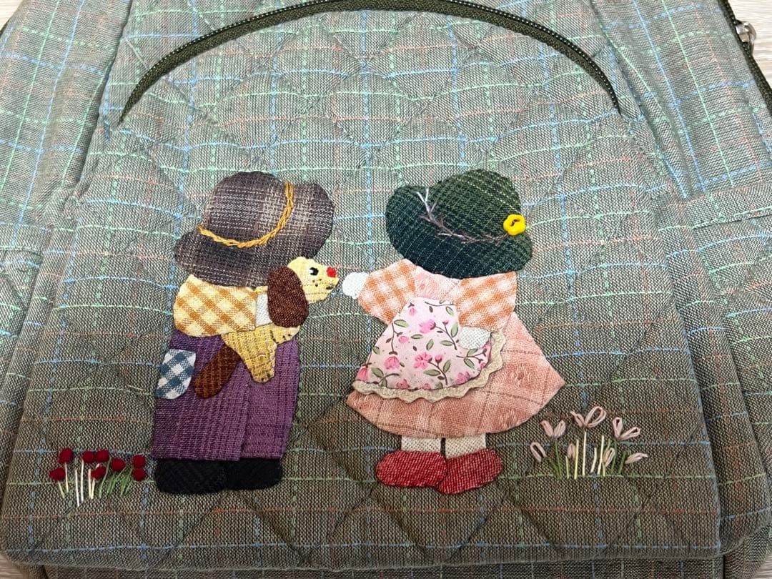 ★新作★スーちゃん＆ビリーくん　リュック　ボディバッグ　ハンドメイド　グリーン系