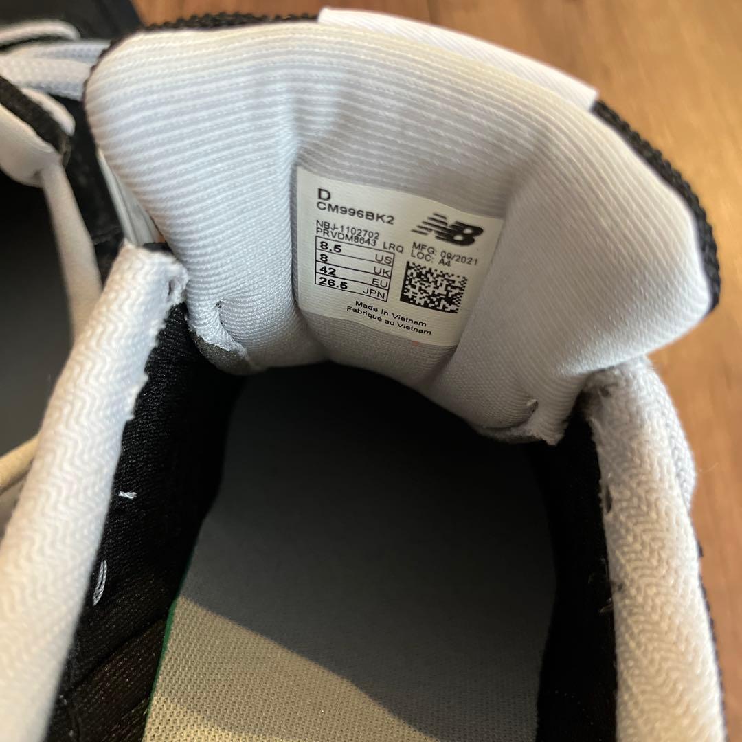 ニーしさま専用　ニューバランス996 ブラック26.5㌢