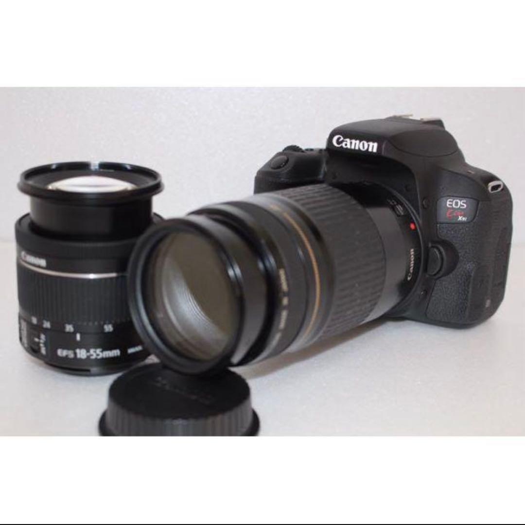 【canon kiss x 9i】デジタル一眼レフカメラ 2本レンズセット