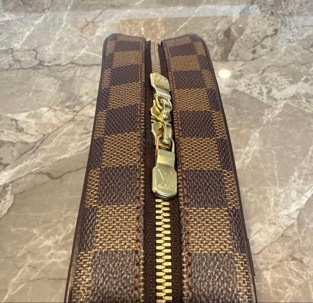 極美品ルイ・ヴィトン LOUIS VUITTON ダミエ サリア ハンドバッグ