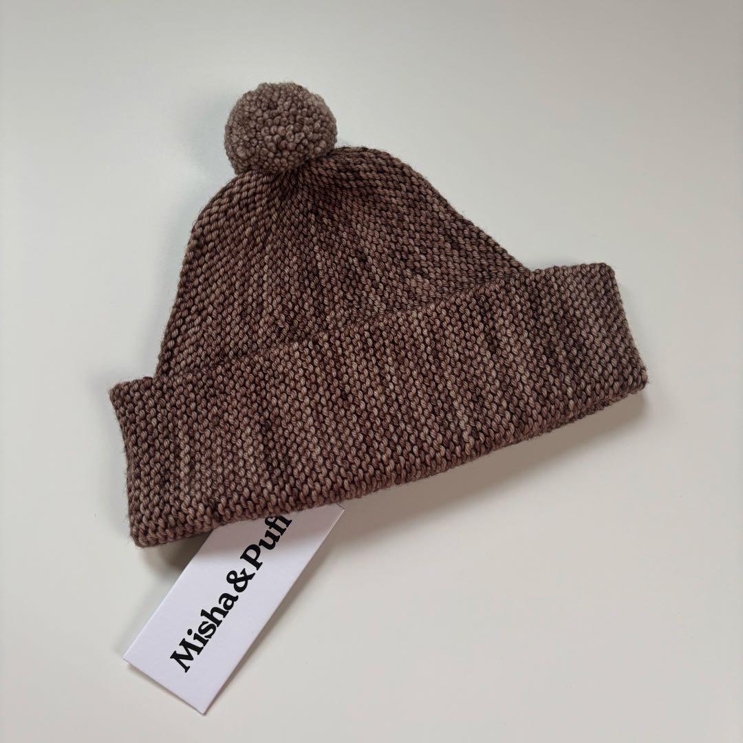 帽子 misha&puff Garter Hat Affogato 2-4y