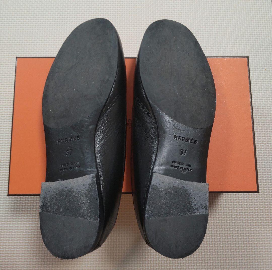 エルメス モカシン《ジュリア》37 黒