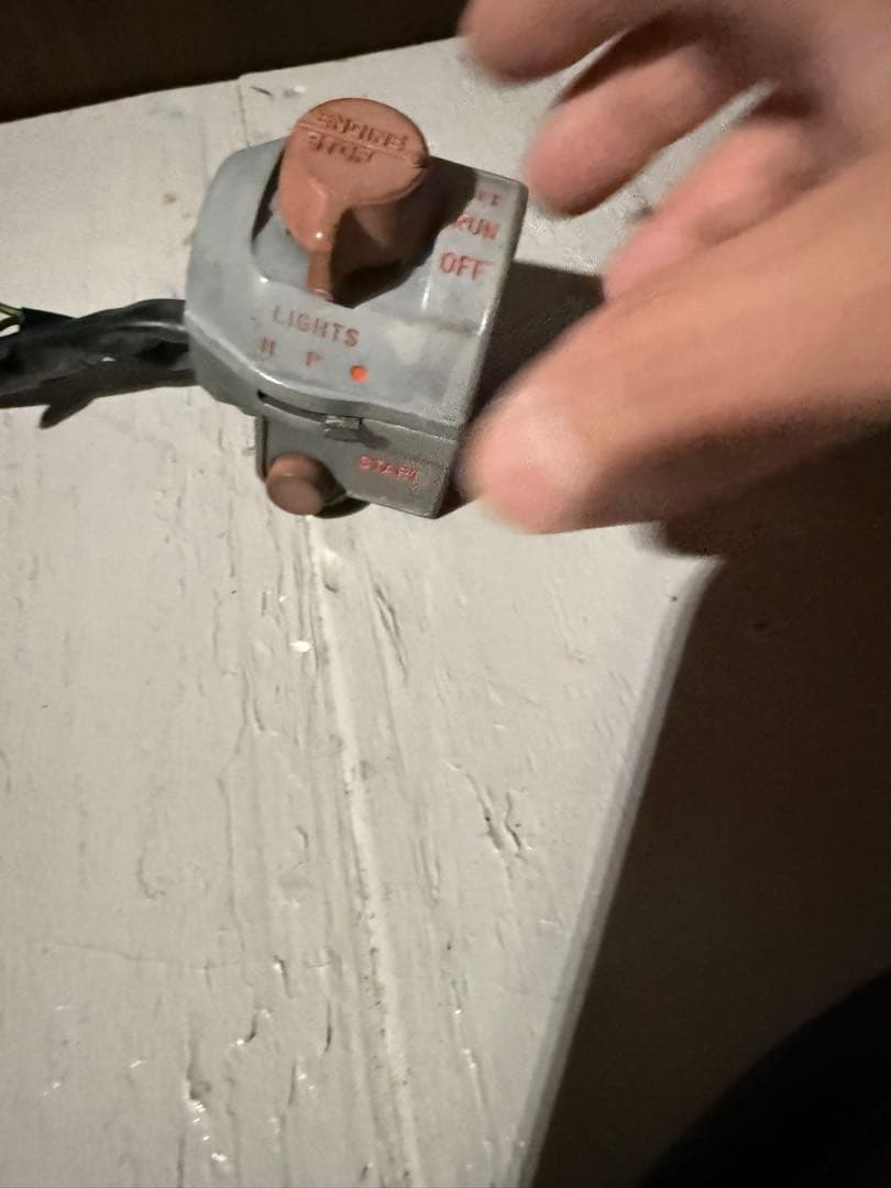 CB250T、CB400T左右スイッチボックス 当時物純正品