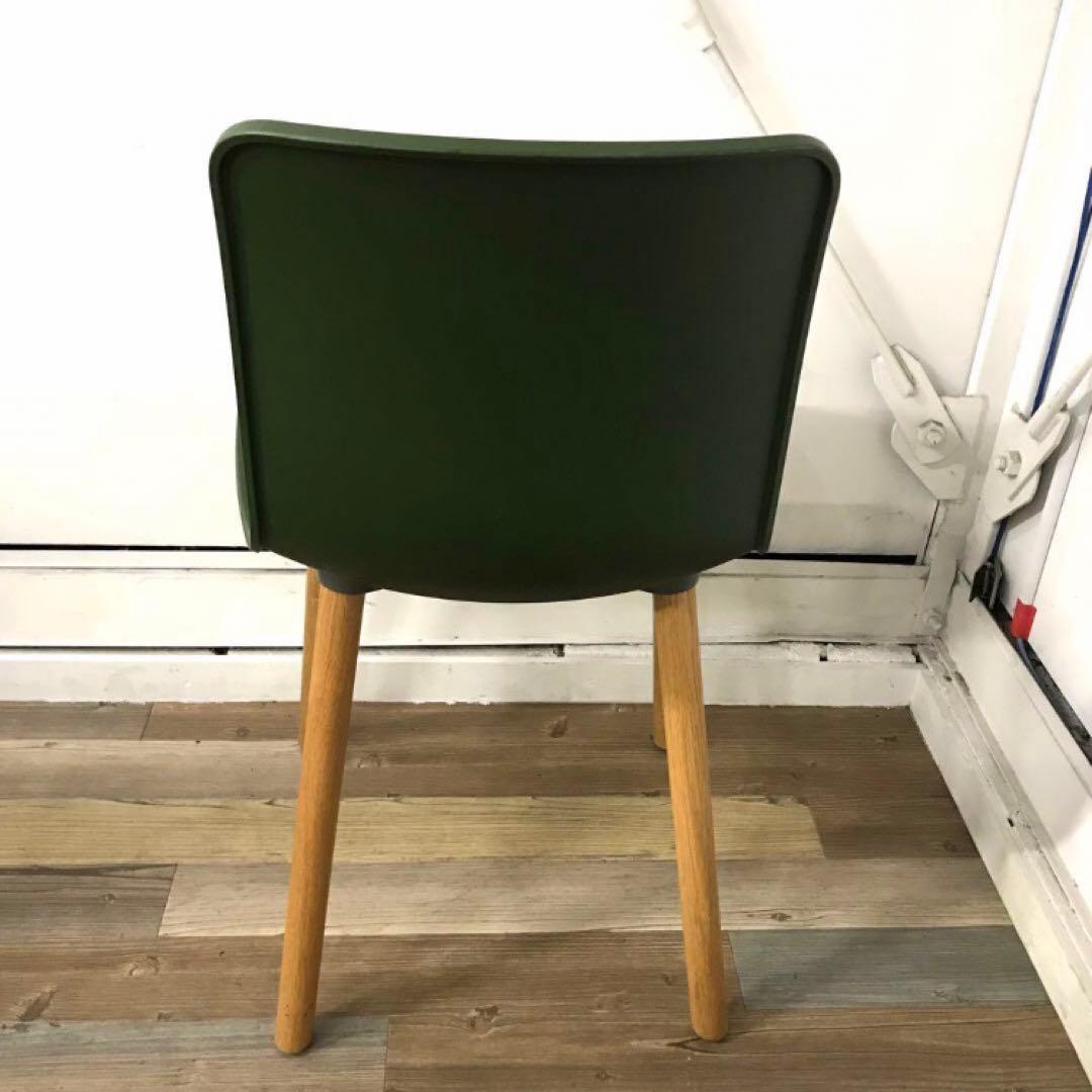 【傷多数・4脚セット】Vitra ヴィトラ HAL Wood チェア グリーン