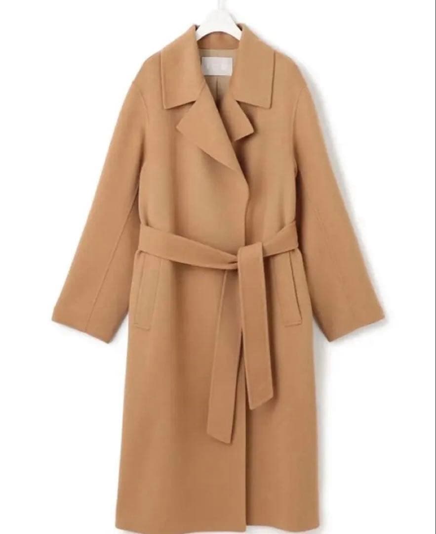 2025年 アイシービー ICB WoolRever ロングコート キャメル