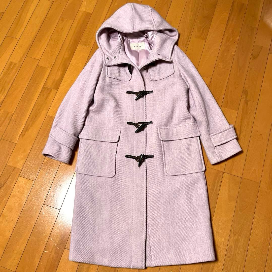 ♡美品♡ Stola.ストラ ダッフルコート　フード付き ピンク系 36
