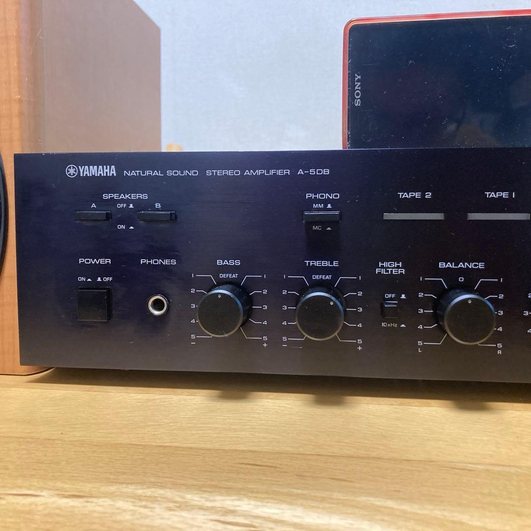 YAMAHA NATURAL STEREO AMPLIFIER A-5DB動作品