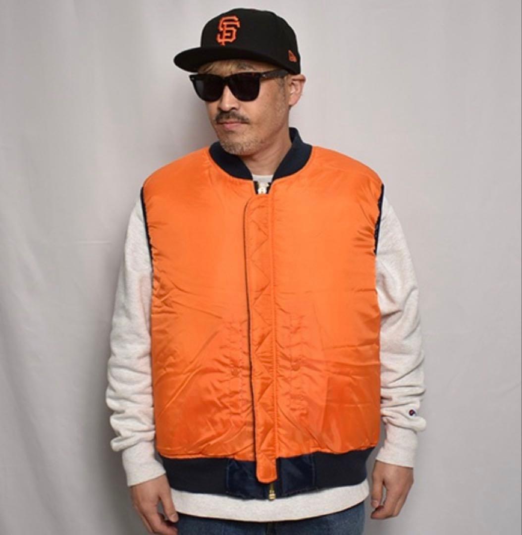 三軒茶屋US購入　Customized MA-1 Cut Off Vest