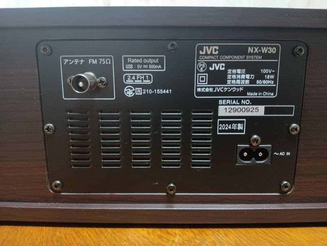 ■ JVCケンウッド JVC NX-W30 ミニコンポ