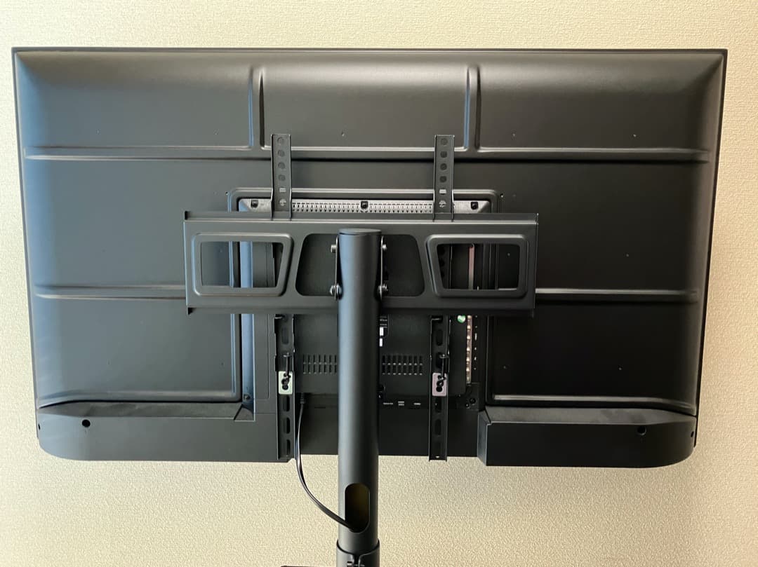 JAPANNEXT 43型液晶モニターとテレビスタンド キャスター付