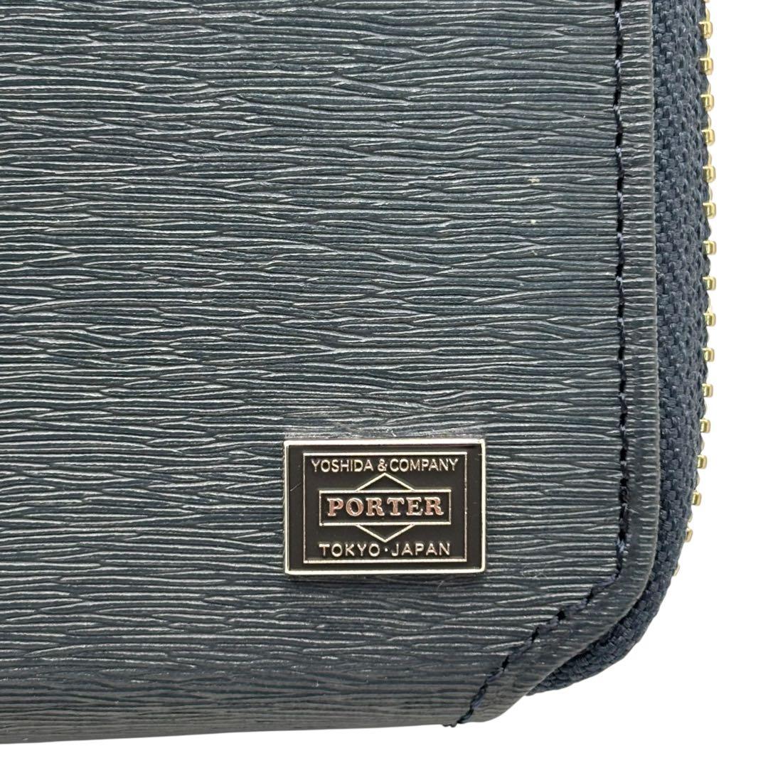 新品 PORTER CURRENT カレント L字ファスナー 長財布 ネイビー