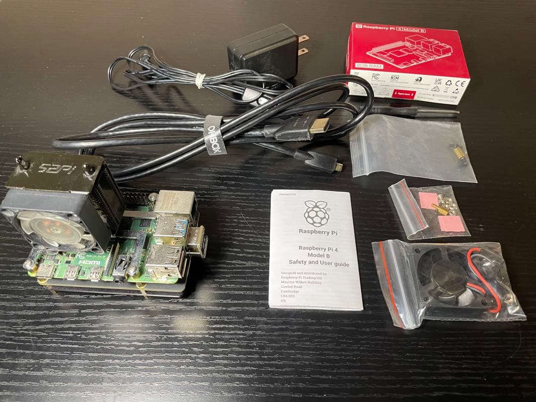 ミニPC Raspberry Pi 4 Model B 8G RAM, 256GB SSD
