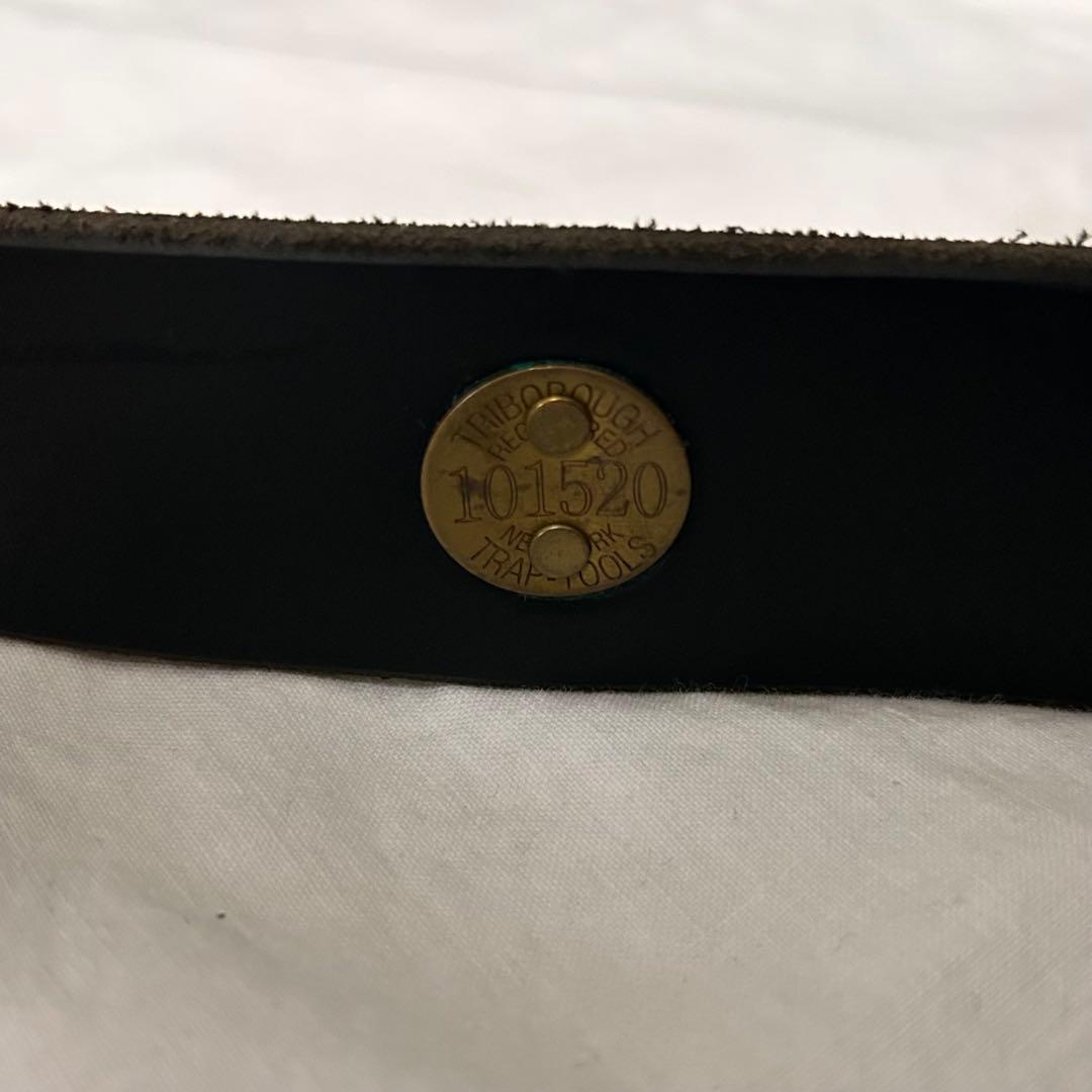 COLIMBO レザーベルト ハンティングベルト　34インチ　ブラック