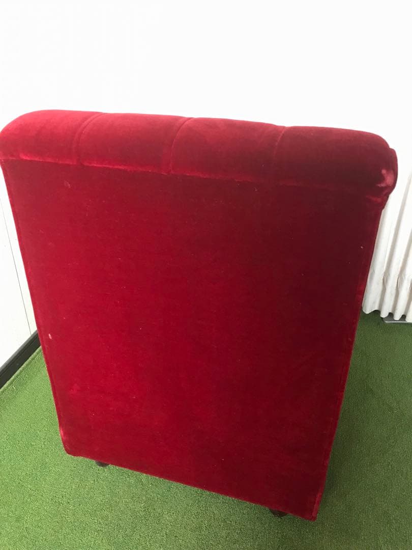 ソファー ベロア 1人掛け アンティーク ヴィンテージ 別注品