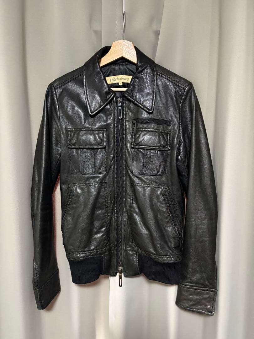 GalaabenD レザージャケット ririジップ