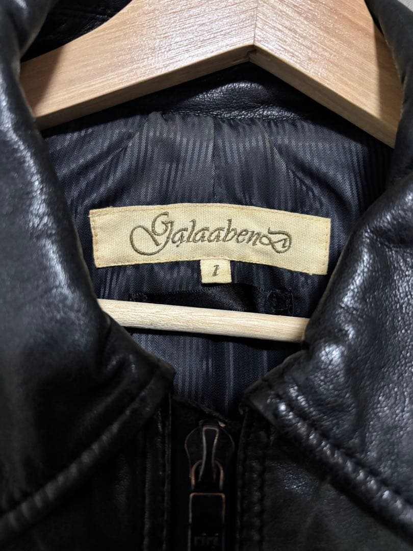 GalaabenD レザージャケット ririジップ