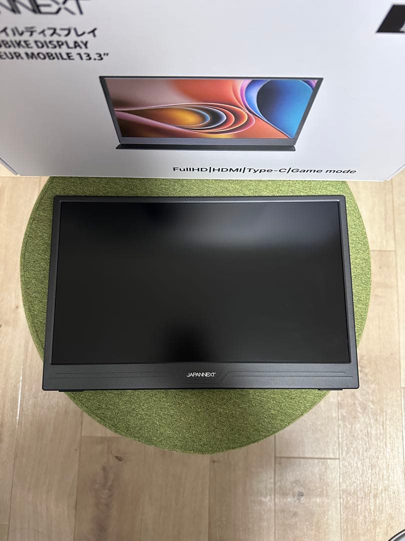 【美品】JAPANNEXT 13.3型 モバイルモニター タッチパネル フルHD