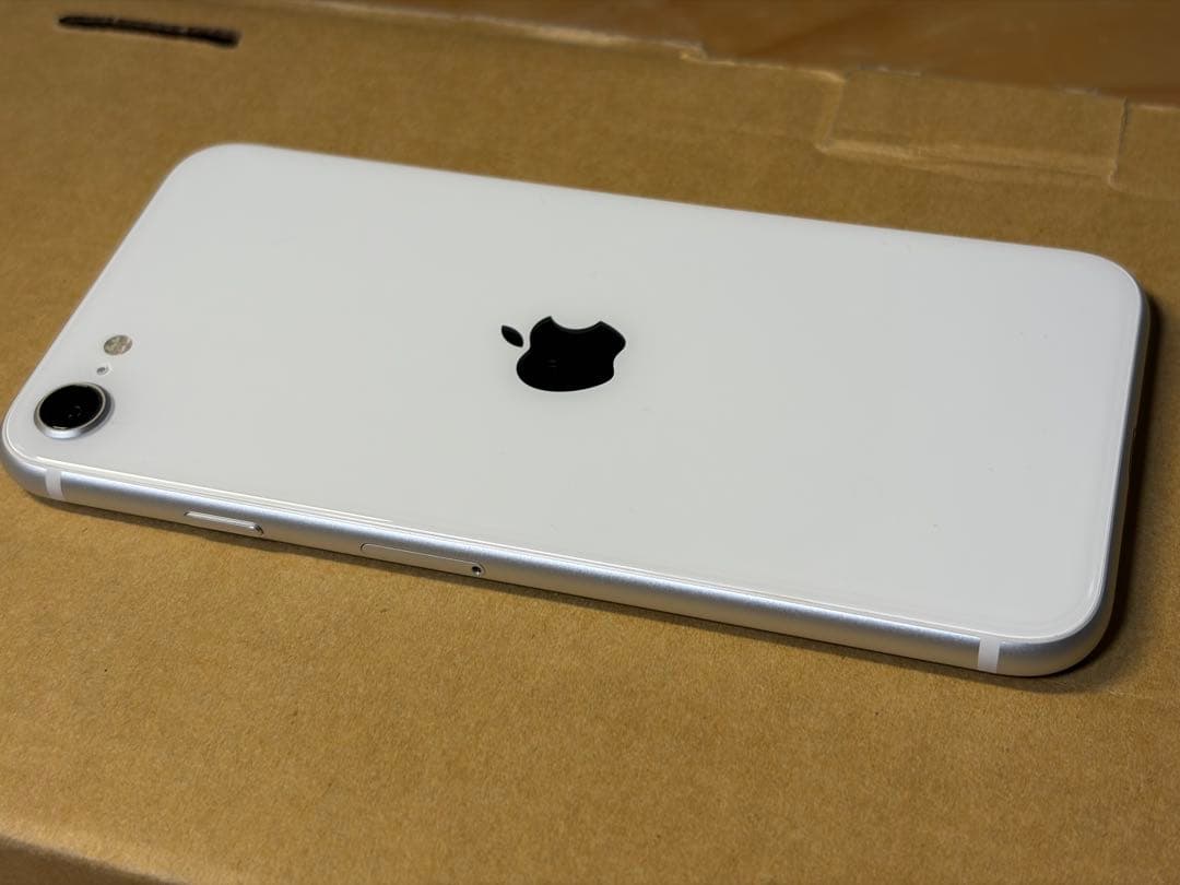 美品iPhone SE2 64GB ホワイト バッテリー83% SIMフリー