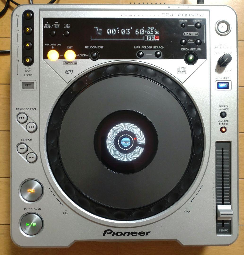 Pioneer CDJ-800mk2 　動作確認済み　送料込み