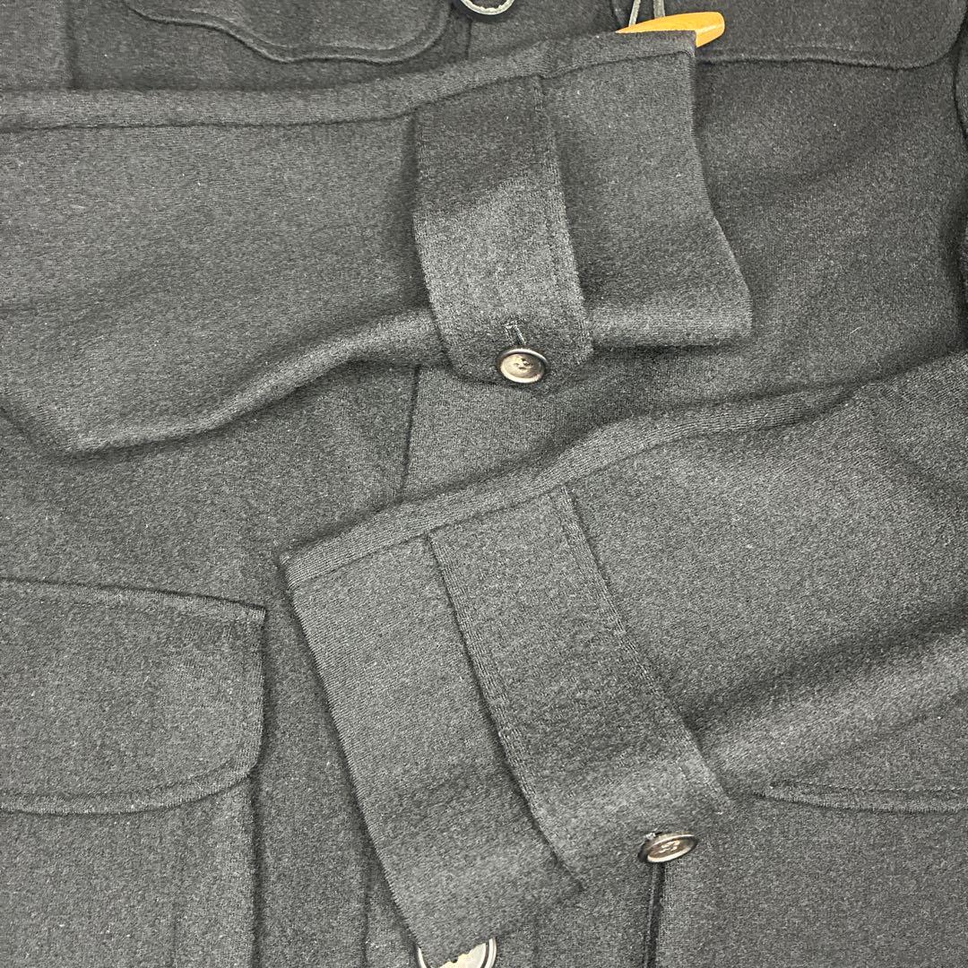 Ｙ's ブラック ダッフルコート