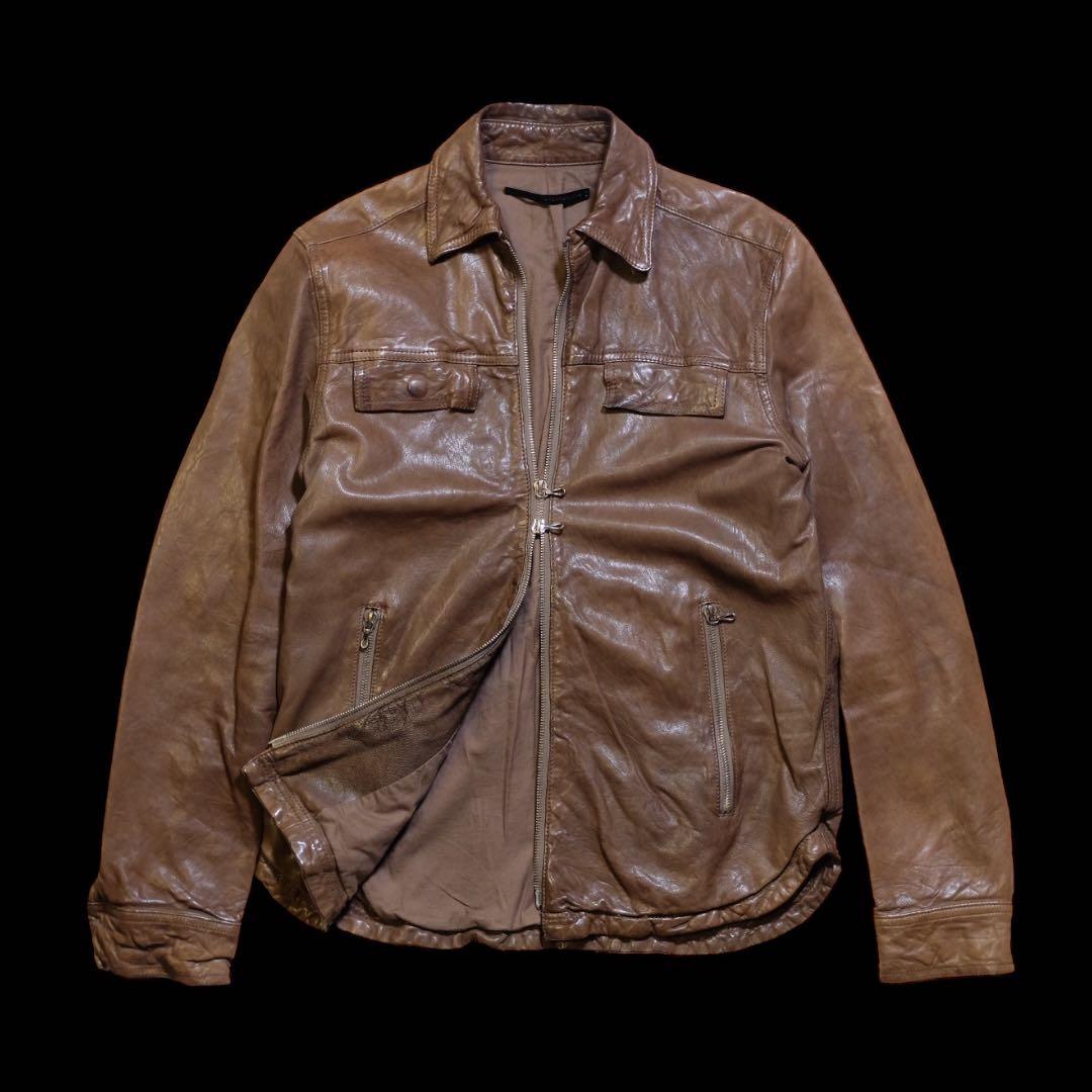 00s トゥモローランド　レザージャケット　M